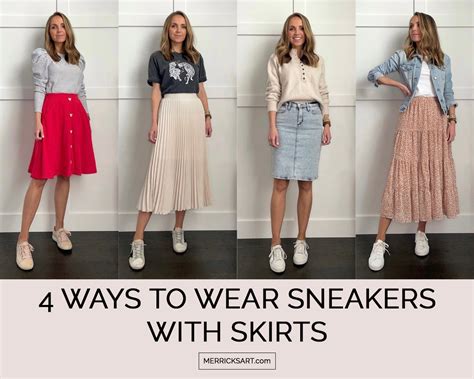 best sneaker outfits with skirts.